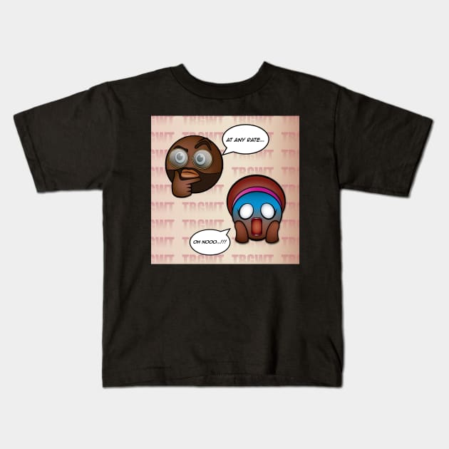 TBGWT Emojis Kids T-Shirt by The Black Guy Who Tips Podcast